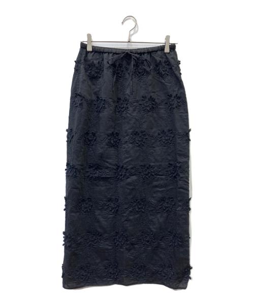 BEAUTY&YOUTH（ビューティーアンドユース）BEAUTY&YOUTH (ビューティーアンドユース) ロングレーススカート ブラック サイズ:Mの古着・服飾アイテム