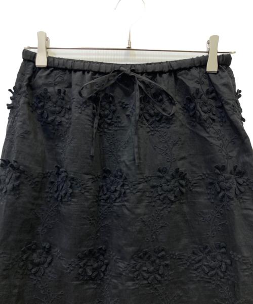 BEAUTY&YOUTH（ビューティーアンドユース）BEAUTY&YOUTH (ビューティーアンドユース) ロングレーススカート ブラック サイズ:Mの古着・服飾アイテム