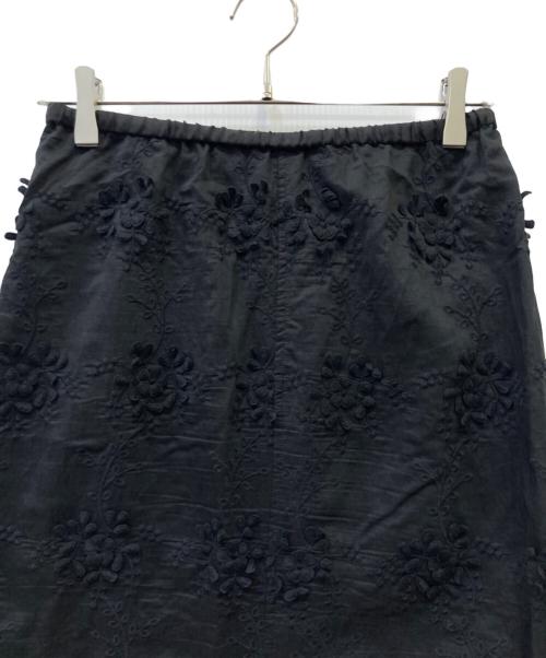 BEAUTY&YOUTH（ビューティーアンドユース）BEAUTY&YOUTH (ビューティーアンドユース) ロングレーススカート ブラック サイズ:Mの古着・服飾アイテム