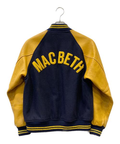 MACBETH（マクベス）MACBETH (マクベス) スタジャン イエロー×ネイビー サイズ:Mの古着・服飾アイテム