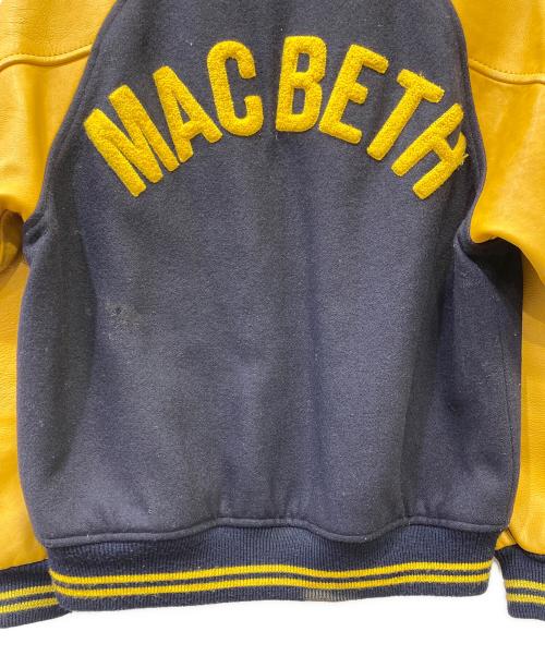 MACBETH（マクベス）MACBETH (マクベス) スタジャン イエロー×ネイビー サイズ:Mの古着・服飾アイテム