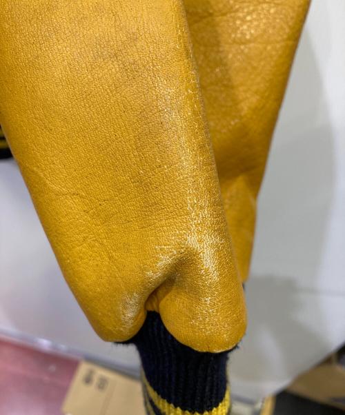 MACBETH（マクベス）MACBETH (マクベス) スタジャン イエロー×ネイビー サイズ:Mの古着・服飾アイテム