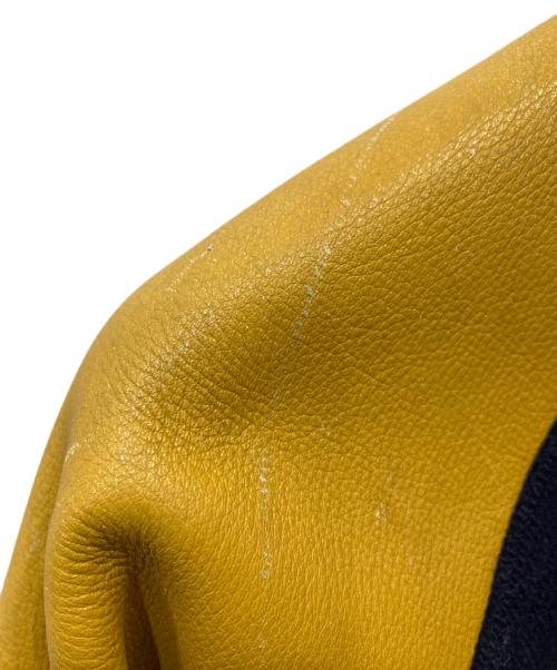 MACBETH（マクベス）MACBETH (マクベス) スタジャン イエロー×ネイビー サイズ:Mの古着・服飾アイテム