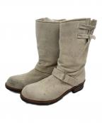 RUDE GALLERY BLACK REBELルードギャラリー ブラックレーベル）の古着「エンジニアブーツ」｜ライトグレー