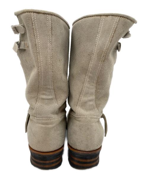 RUDE GALLERY BLACK REBEL（ルードギャラリー ブラックレーベル）RUDE GALLERY BLACK REBEL (ルードギャラリー ブラックレーベル) エンジニアブーツ ライトグレー サイズ:SIZE Mの古着・服飾アイテム