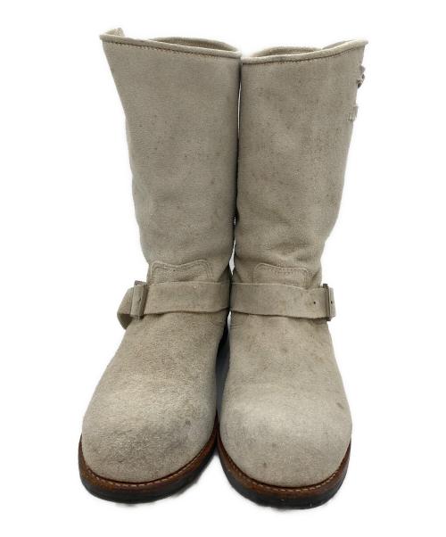 RUDE GALLERY BLACK REBEL（ルードギャラリー ブラックレーベル）RUDE GALLERY BLACK REBEL (ルードギャラリー ブラックレーベル) エンジニアブーツ ライトグレー サイズ:SIZE Mの古着・服飾アイテム