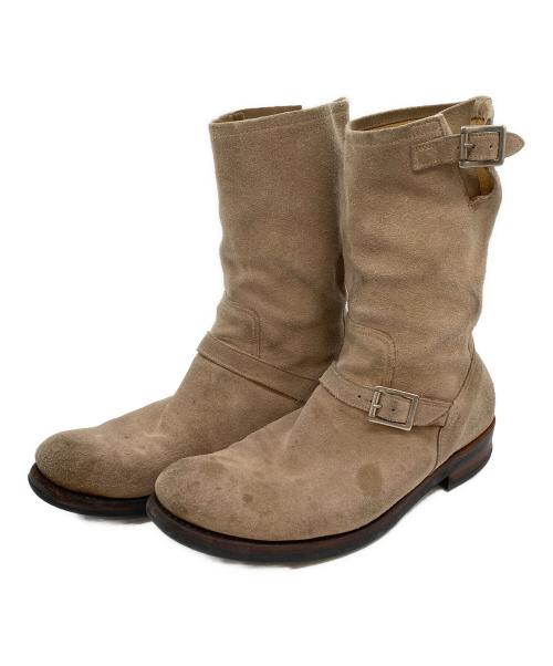 RUDE GALLERY（ルードギャラリー）RUDE GALLERY (ルードギャラリー) エンジニアブーツ ベージュ サイズ:SIZE Mの古着・服飾アイテム