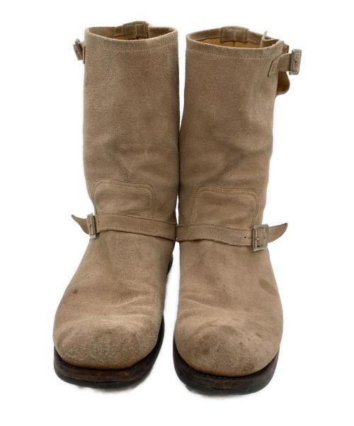 RUDE GALLERY（ルードギャラリー）RUDE GALLERY (ルードギャラリー) エンジニアブーツ ベージュ サイズ:SIZE Mの古着・服飾アイテム