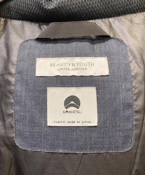 BEAUTY&YOUTH（ビューティーアンドユース）BEAUTY&YOUTH (ビューティーアンドユース) 小松マテーレ (コマツマテーレ) ダウンジャケット ネイビー サイズ:Lの古着・服飾アイテム