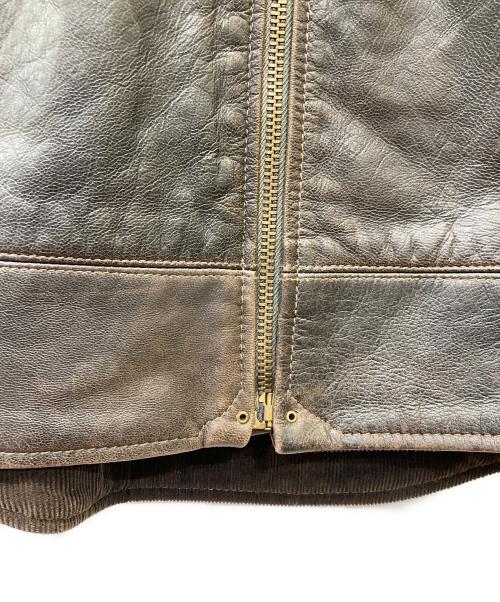 WEST RIDE（ウエストライド）WEST RIDE (ウエストライド) シングルライダースジャケット ブラウン サイズ:36の古着・服飾アイテム