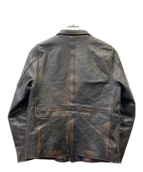 G&F WORKERS（ジーアンドエフワーカーズ）G&F WORKERS (ジーアンドエフワーカーズ) ホースハイドカーコート ブラウン サイズ:36の古着・服飾アイテム