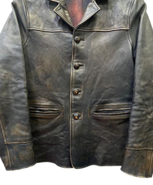 G&F WORKERS（ジーアンドエフワーカーズ）G&F WORKERS (ジーアンドエフワーカーズ) ホースハイドカーコート ブラウン サイズ:36の古着・服飾アイテム