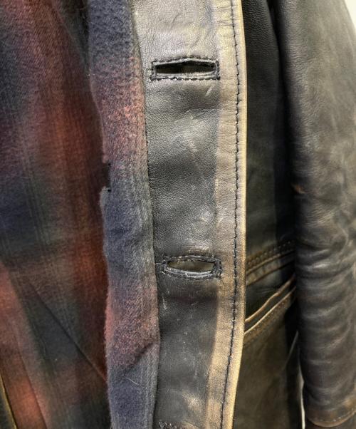 G&F WORKERS（ジーアンドエフワーカーズ）G&F WORKERS (ジーアンドエフワーカーズ) ホースハイドカーコート ブラウン サイズ:36の古着・服飾アイテム