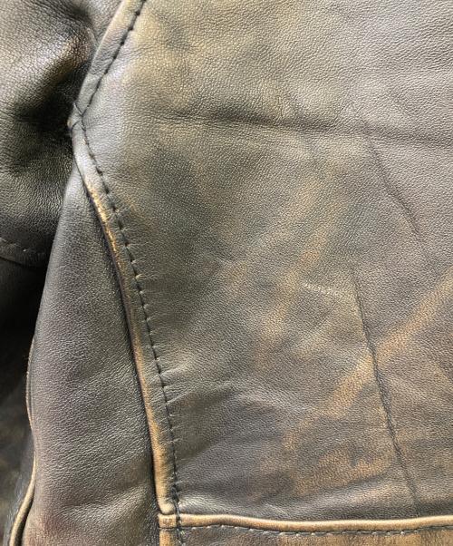 G&F WORKERS（ジーアンドエフワーカーズ）G&F WORKERS (ジーアンドエフワーカーズ) ホースハイドカーコート ブラウン サイズ:36の古着・服飾アイテム