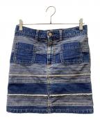Hysteric Glamourヒステリックグラマー）の古着「デニムスカート」｜ネイビー