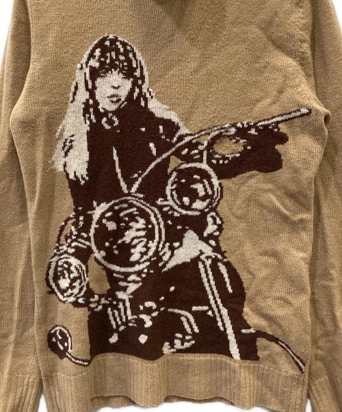 Hysteric Glamour（ヒステリックグラマー）Hysteric Glamour (ヒステリックグラマー) 厚手ニット ベージュ サイズ:Freeの古着・服飾アイテム