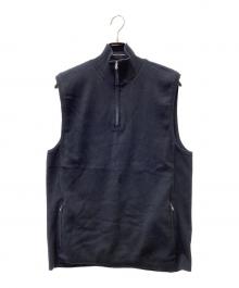 RLX RALPH LAUREN（アールエルエックスラルフローレン）の古着「ジップベスト」｜ブラック