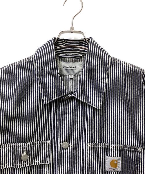 CarHartt（カーハート）CarHartt (カーハート) デニムジャケット インディゴ×ホワイト サイズ:Mの古着・服飾アイテム