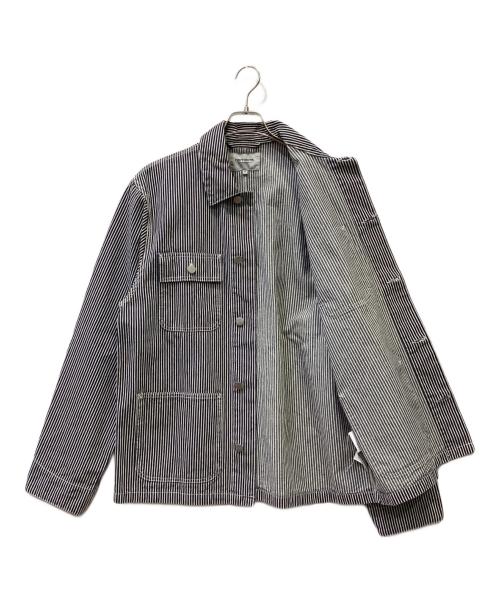 CarHartt（カーハート）CarHartt (カーハート) デニムジャケット インディゴ×ホワイト サイズ:Mの古着・服飾アイテム