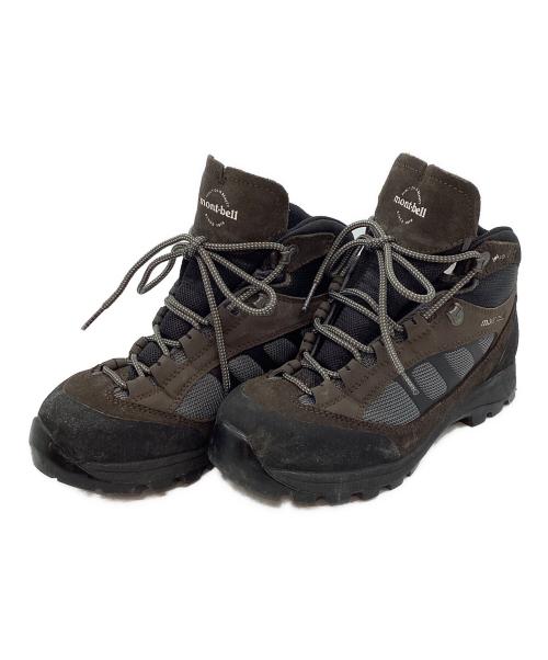 mont-bell（モンベル）mont-bell (モンベル) トレッキングシューズ ブラック×ブラウン サイズ:24の古着・服飾アイテム