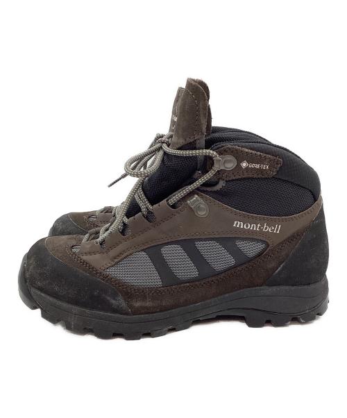 mont-bell（モンベル）mont-bell (モンベル) トレッキングシューズ ブラック×ブラウン サイズ:24の古着・服飾アイテム