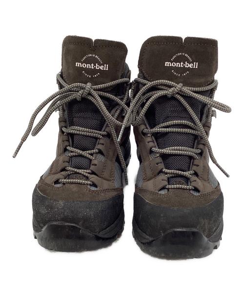 mont-bell（モンベル）mont-bell (モンベル) トレッキングシューズ ブラック×ブラウン サイズ:24の古着・服飾アイテム