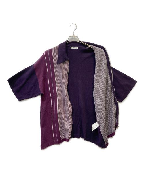 flagstuff（フラグスタフ）flagstuff (フラグスタフ) 半袖シャツ パープル サイズ:Lの古着・服飾アイテム