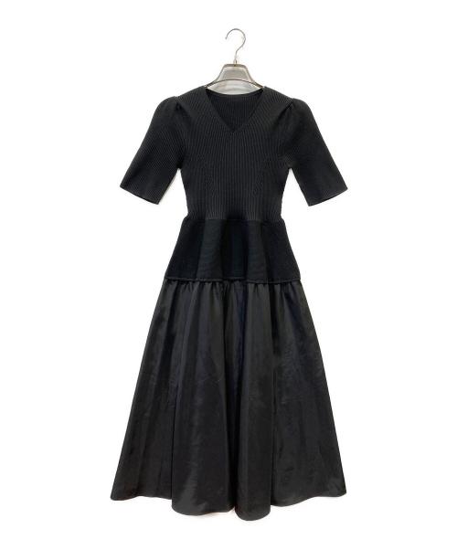 CELFORD（セルフォード）CELFORD (セルフォード) 半袖ワンピース ブラック サイズ:36の古着・服飾アイテム