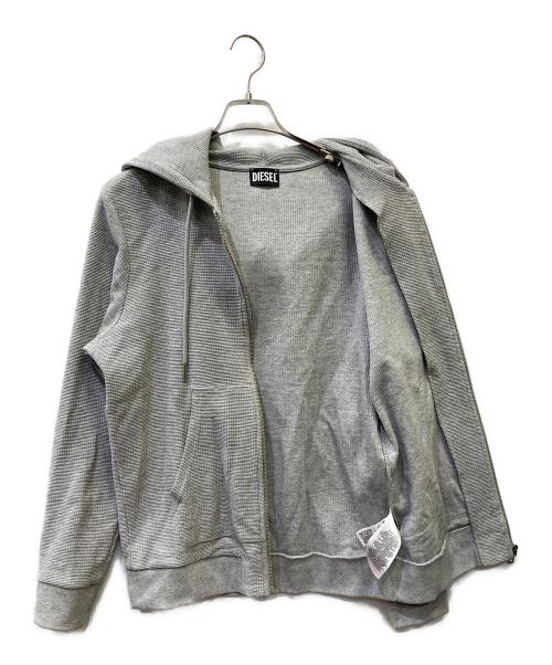 DIESEL（ディーゼル）DIESEL (ディーゼル) ジップパーカー グレー サイズ:SIZE Lの古着・服飾アイテム
