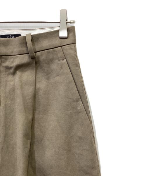 YLEVE（イレーヴ）YLEVE (イレーヴ) スラックス ベージュ サイズ:１の古着・服飾アイテム