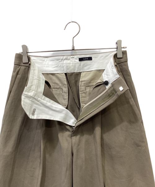 YLEVE（イレーヴ）YLEVE (イレーヴ) スラックス ベージュ サイズ:１の古着・服飾アイテム