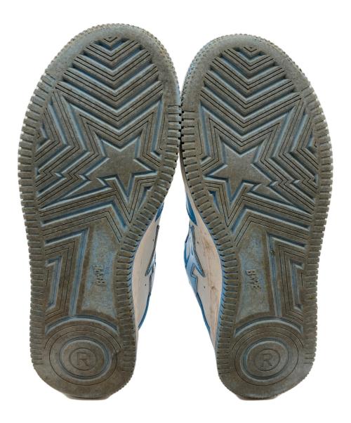 A BATHING APE（ア ベイシング エイプ）A BATHING APE (ア ベイシング エイプ) スニーカー スカイブルー×ホワイト サイズ:27.5cmの古着・服飾アイテム