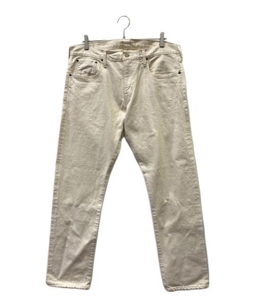 横濱デニム（横濱デニム）横濱デニム (横濱デニム) デニムパンツ ベージュ サイズ:36の古着・服飾アイテム