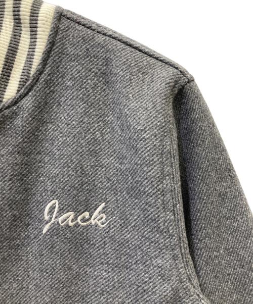 HOUSTON（ヒューストン）HOUSTON (ヒューストン) ジップアップジャケット グレー サイズ:XLの古着・服飾アイテム