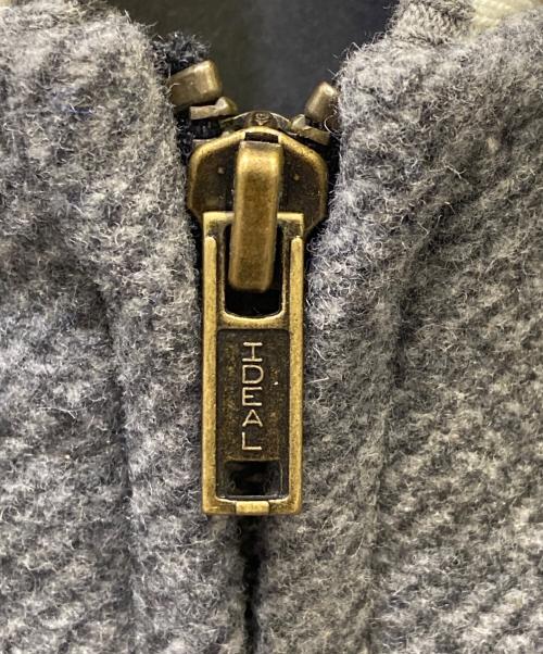 HOUSTON（ヒューストン）HOUSTON (ヒューストン) ジップアップジャケット グレー サイズ:XLの古着・服飾アイテム