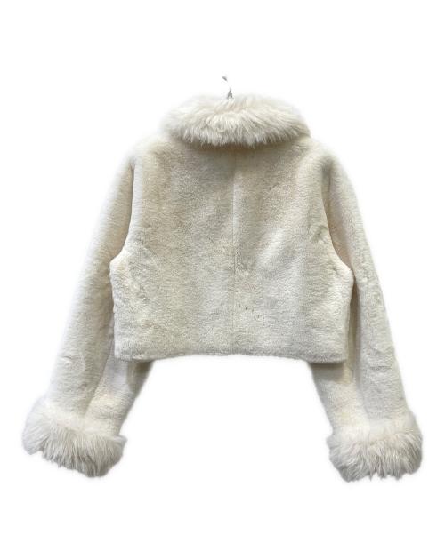 eimy istoire（エイミーイストワール）eimy istoire (エイミーイストワール) スリーブコンビファージャケット ホワイト サイズ:FREEの古着・服飾アイテム