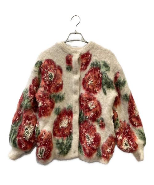 Ameri（アメリ）Ameri (アメリ) 厚手カーディガン ホワイト サイズ:Freeの古着・服飾アイテム