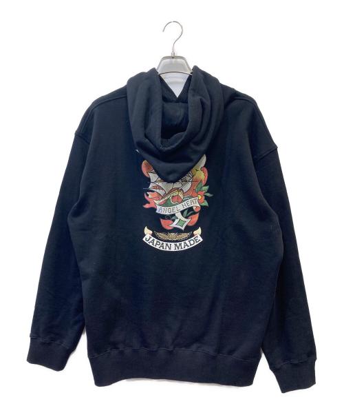 wild side brosh（ワイルドサイドブロッシュ）wild side brosh (ワイルドサイドブロッシュ) プルオーバーパーカー ブラック サイズ:４の古着・服飾アイテム