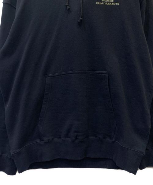 wild side brosh（ワイルドサイドブロッシュ）wild side brosh (ワイルドサイドブロッシュ) プルオーバーパーカー ブラック サイズ:４の古着・服飾アイテム