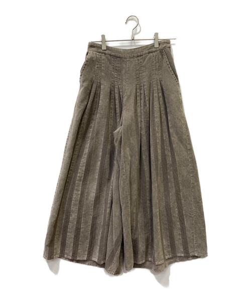 KATHARINE HAMNETT（キャサリンハムネット）KATHARINE HAMNETT (キャサリンハムネット) ワイドパンツ グレー サイズ:Fの古着・服飾アイテム