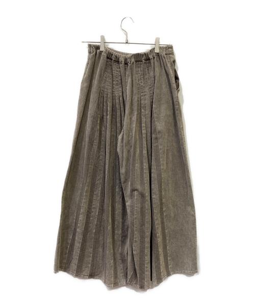 KATHARINE HAMNETT（キャサリンハムネット）KATHARINE HAMNETT (キャサリンハムネット) ワイドパンツ グレー サイズ:Fの古着・服飾アイテム
