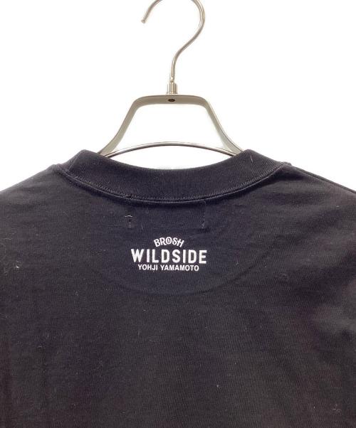 WILD SIDE（ワイルドサイド）WILD SIDE (ワイルドサイド) BROSH (ブロッシュ) 長袖カットソー ブラック サイズ:３の古着・服飾アイテム