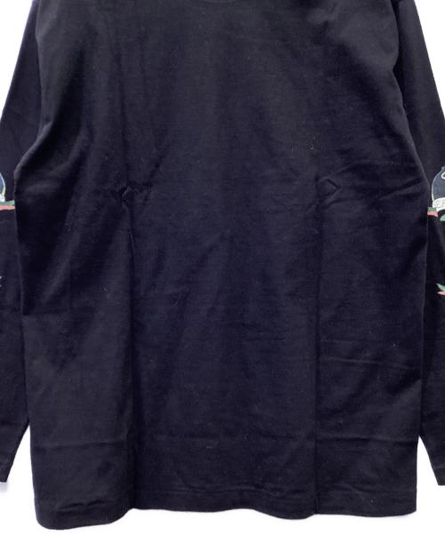 WILD SIDE（ワイルドサイド）WILD SIDE (ワイルドサイド) BROSH (ブロッシュ) 長袖カットソー ブラック サイズ:３の古着・服飾アイテム