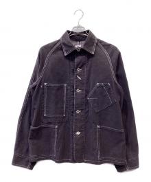POST O'ALLS（ポストオーバーオールズ）の古着「カバーオール」｜ダークブラウン