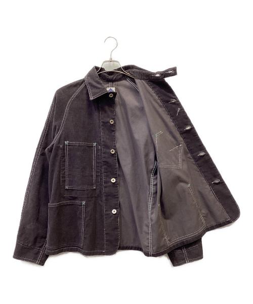 POST O'ALLS（ポストオーバーオールズ）POST O'ALLS (ポストオーバーオールズ) カバーオール ダークブラウン サイズ:Mの古着・服飾アイテム