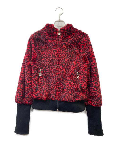 JSG（ジエーエスジ－）JSG (ジエーエスジ－) ジップパーカー レッド サイズ:Sの古着・服飾アイテム