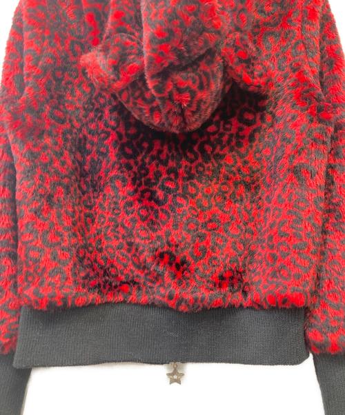 JSG（ジエーエスジ－）JSG (ジエーエスジ－) ジップパーカー レッド サイズ:Sの古着・服飾アイテム