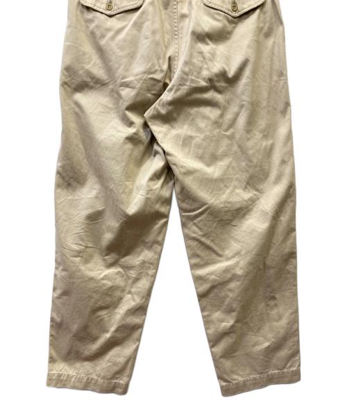 Graphpaper（グラフペーパー）Graphpaper (グラフペーパー) Suvin Chino Tuck Tapered Pants ベージュ サイズ:1の古着・服飾アイテム