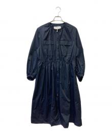 BALLSEY（ボールジィ）の古着「ジップアップロングコート」｜ブラック