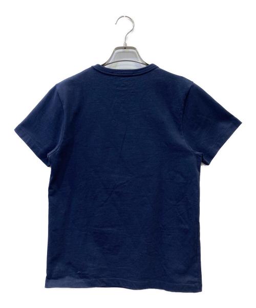 maison kitsune（メゾンキツネ）maison kitsune (メゾンキツネ) 半袖カットソー ネイビー サイズ:Ｓの古着・服飾アイテム